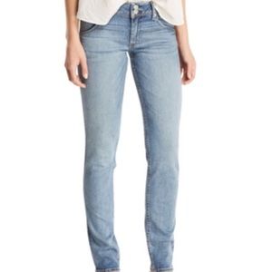 Hudson Collin Flap skinny jeans. Light wash